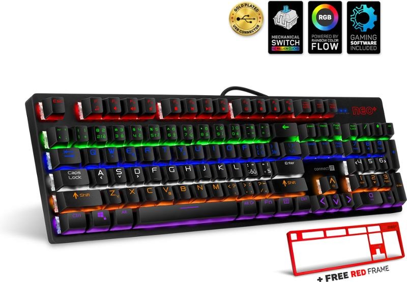 Klávesnica Connect IT NEO+, CZ/SK čierna