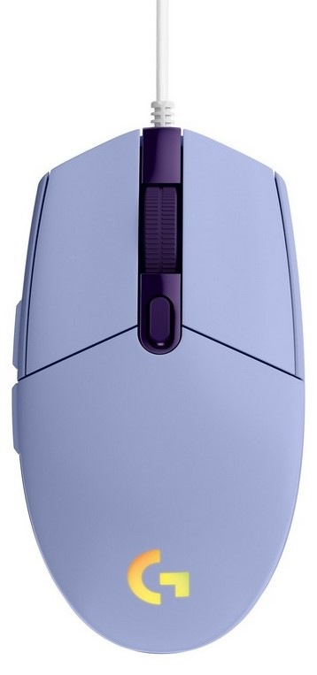 Myš Logitech G203 Lightsync fialová