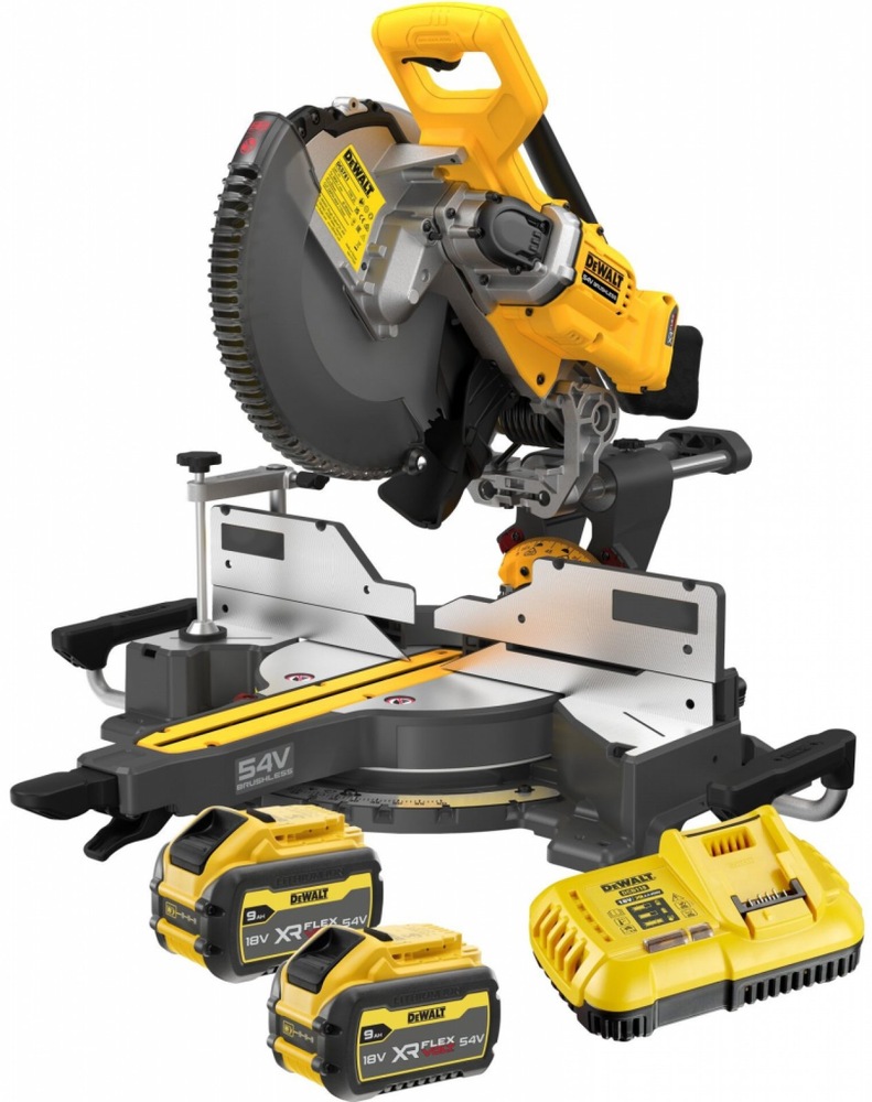 Píla úkosová Dewalt 54V XR Flexvolt DCS781X2 (s baterií)