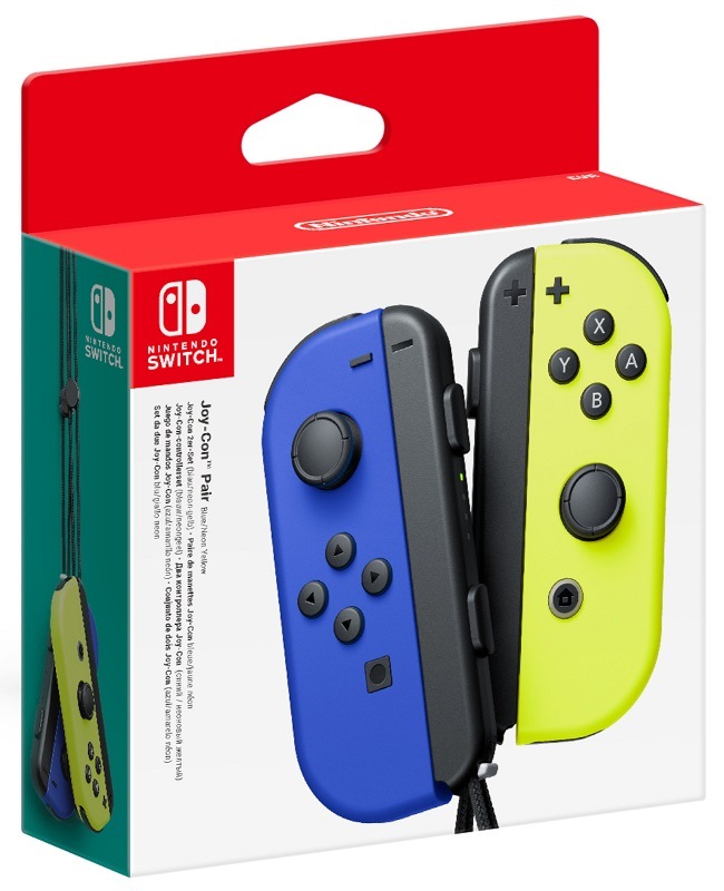 Nintendo Joy-Con Pair Blue/Neon Yellow