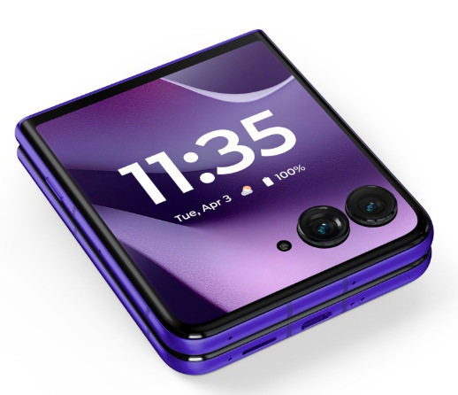 Mobilný telefón Motorola Razr 70 Ultra 5G 16 GB / 512 GB modrý Zložený Motorola Razr 70 Ultra 5G s vonkajším displejom a duálnym 50Mpx fotoaparátom