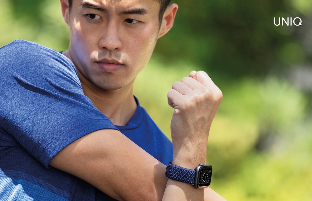 Remienok Uniq Aspen na Apple Watch 42/44/45/49mm modrý Remienok Uniq Aspen na Apple Watch 42/44/45/49mm modrý
