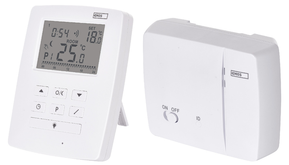 Termostat EMOS izbový, programovateľný, bezdrôtový, OpenTherm, P5611OT