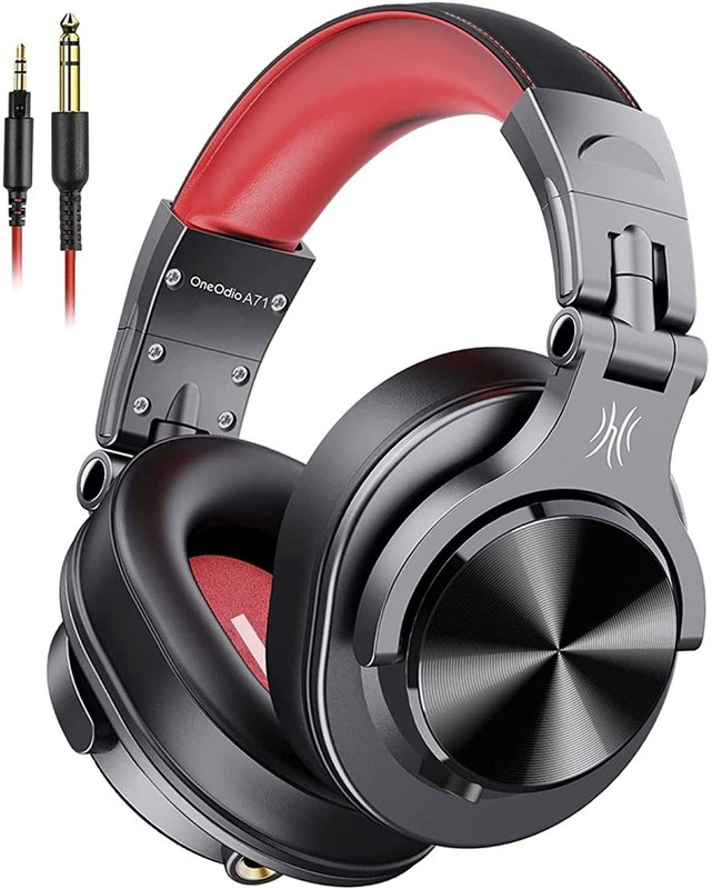 OneOdio Fusion A71 DJ, čierna/červená