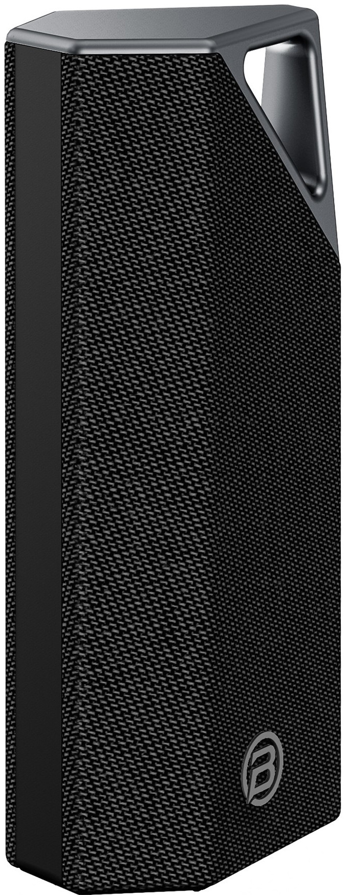 Prenosný reproduktor BUGANi Brief čierny/strieborný Prenosný reproduktor BUGANI Brief, čierno-strieborný