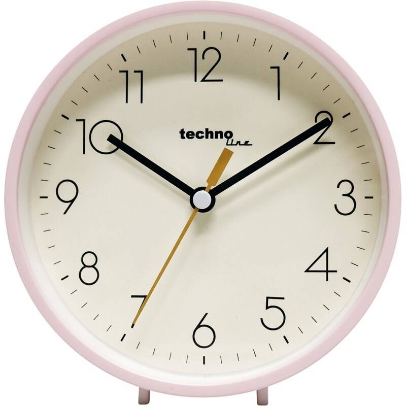 Budík TechnoLine Modell H ružový