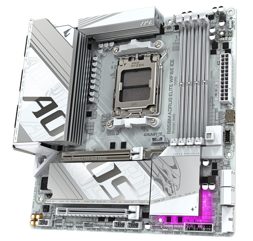 Základná doska GIGABYTE B850M AORUS ELITE WF6E ICE Základná doska GIGABYTE B850M AORUS ELITE WF6E ICE