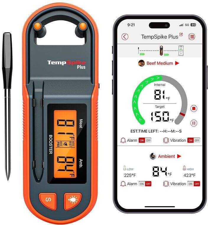 Teplomer do mäsa ThermoPro TP-971 oranžový Teplomer do mäsa ThermoPro TP-971 oranžový
