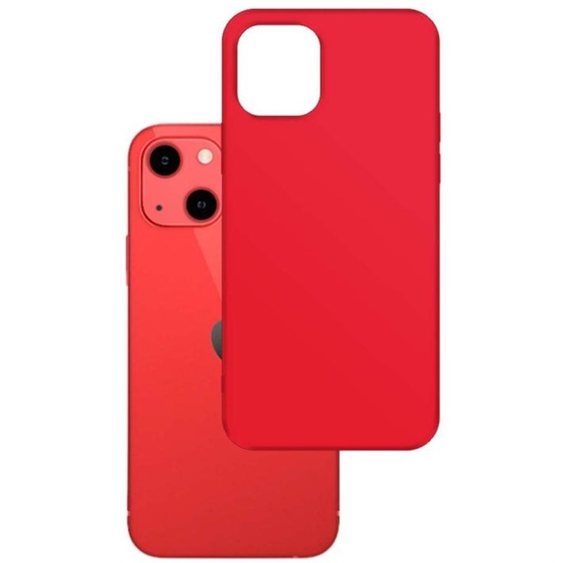 3mk Matt Case na Apple iPhone 13, červená