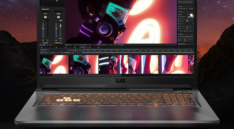 Notebook Asus TUF Gaming A17 sivý Notebook Asus TUF Gaming A17 sivý