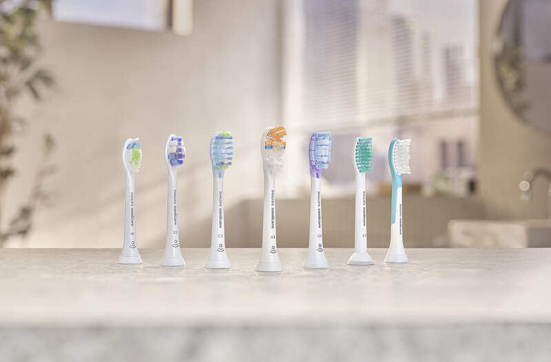 Náhradné hlavice Philips Sonicare Sensitive HX6056/87 (6 ks) biela