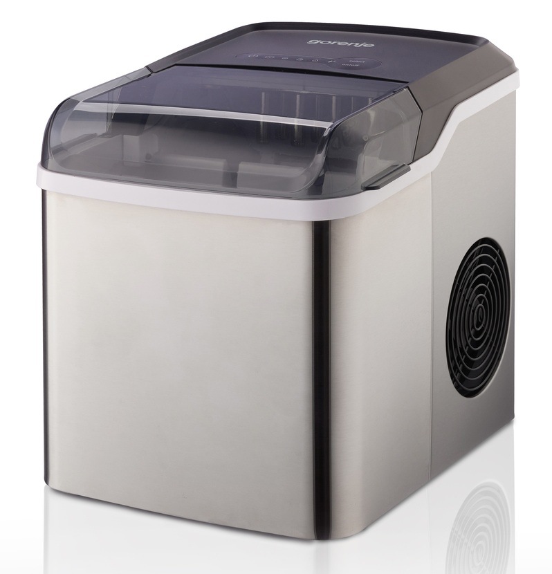 Výrobník ľadu Gorenje IMD1200SB v nerezovom prevedení.