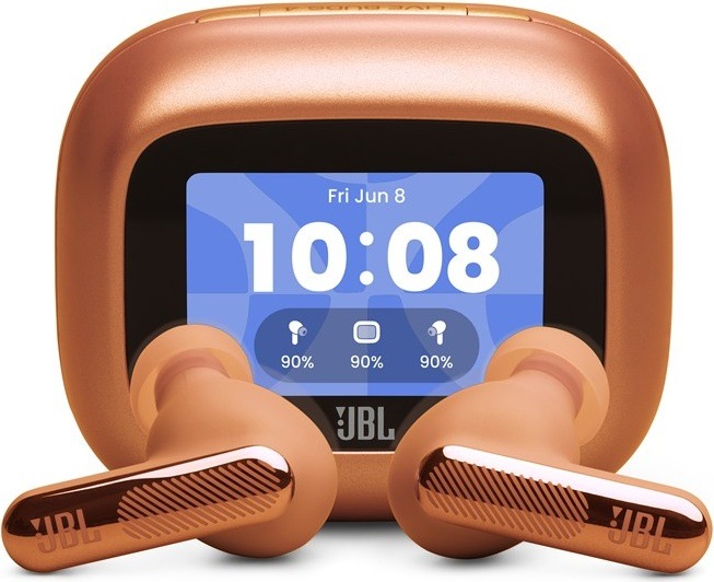 Bezdrôtové slúchadlá JBL Live Beam4, oranžová farba