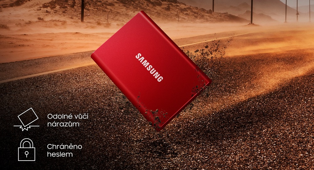 SSD externý Samsung T7 1TB modrý Samsung T7