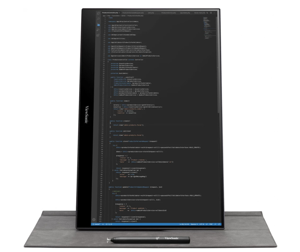 Monitor ViewSonic TD1655 Monitor ViewSonic TD1655