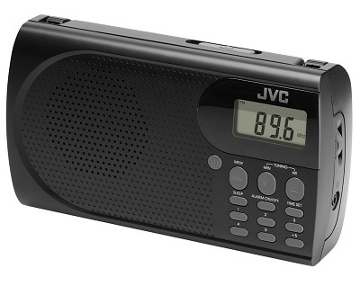 Rádioprijímač JVC RA-E431B čierny