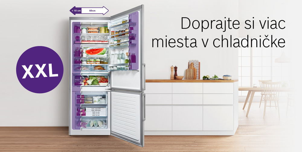 Chladnička s mrazničkou Bosch Serie 4 KGN497LDF PerfectFit kov Chladnička s mrazničkou Bosch Serie 4 KGN497LDF PerfectFit kov