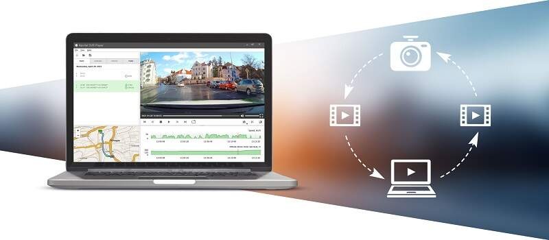 Autokamera NAVITEL R9 DUAL čierna