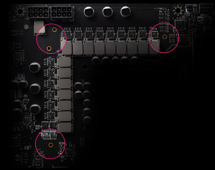 Základná doska MSI MPG X870E CARBON WIFI MSI MPG X870E CARBON myslí aj na ochranu komponentov