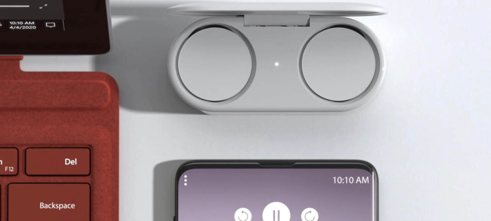 Slúchadlá Microsoft Surface Earbuds biela