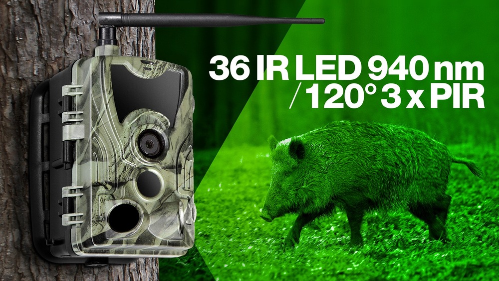 Fotopasca Evolveo StrongVision 2 GB + 8 GB SD karta maskáčová farba
