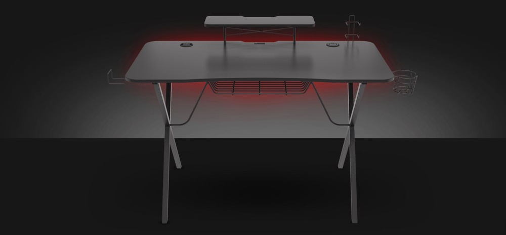 Herný stôl Genesis HOLM 300 RGB čierny Genesis HOLM 300 RGB