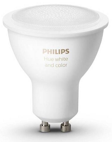Inteligentná žiarovka Philips Hue Bluetooth 5,7W, GU10, White and Color Ambiance, 3ks + bridge