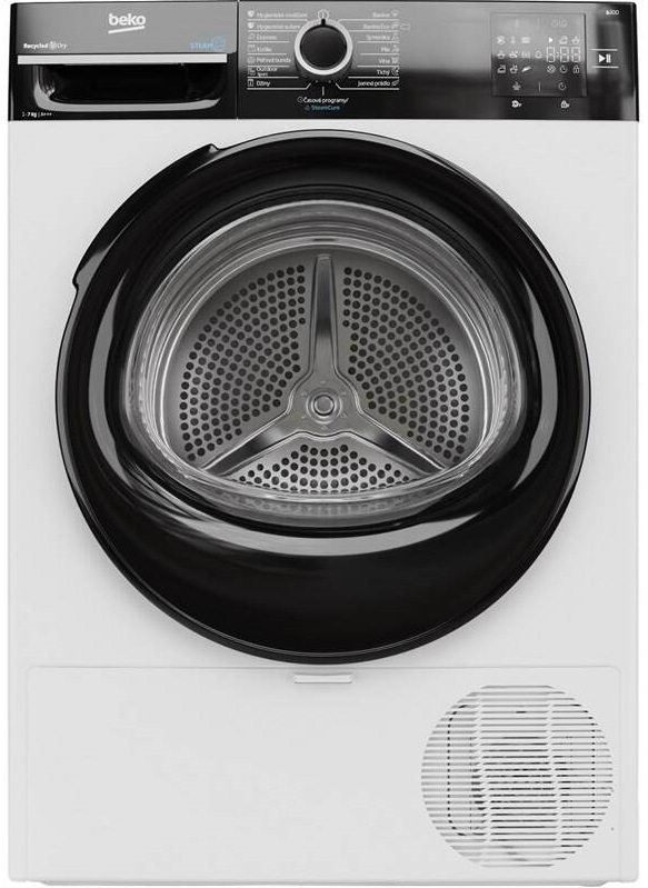 Sušička bielizne Beko BM3T3724WBB, biela, slim