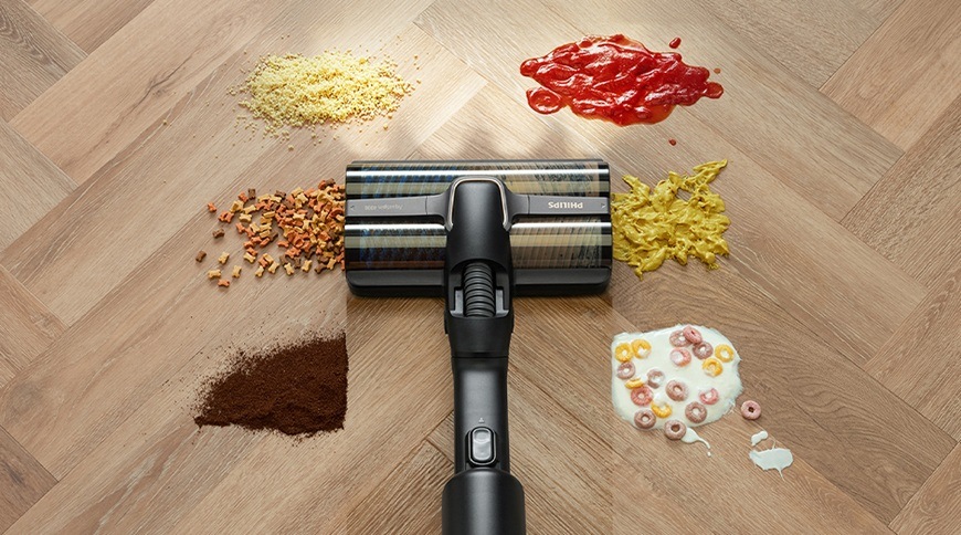 Viacúčelový vysávač Philips 9000 Series AquaTrio XW9465/11 čierny Viacúčelový vysávač Philips XW9465/11 si poradí s rozsypanými potravinami aj rozliatymi tekutinami na tvrdých podlahách a zaisťuje rýchle a efektívne upratovanie celej domácnosti.