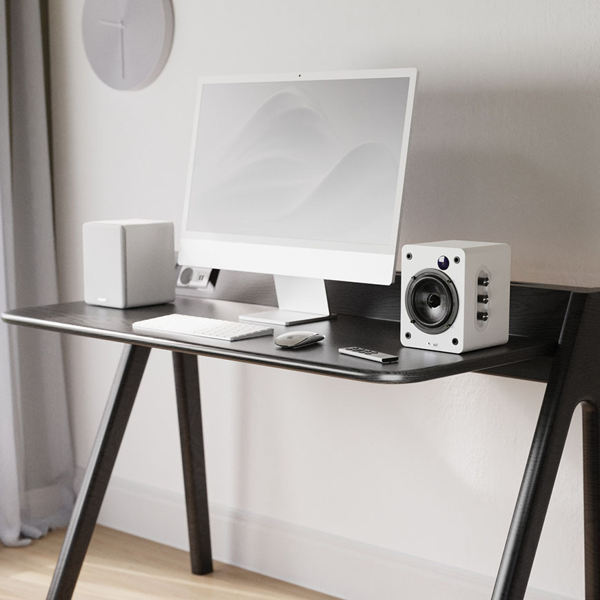 Reproduktory Majority D50X Bookshelf (2 ks) biele Repro Majority D50X Bookshelf, aktívny, 2ks, biele