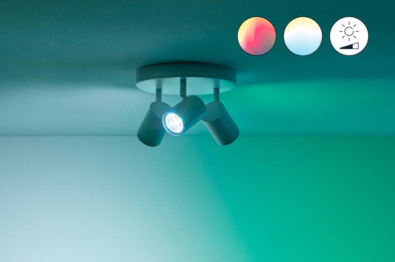 Bodové svietidlo WiZ IMAGEO Spots 3x5W RD, RGB biele Bodové svietidlo WiZ IMAGEO Spots 3x5W RD, RGB biele