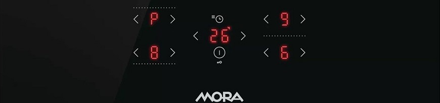 Indukčná varná doska Mora VDIT67EC, čierna, detail