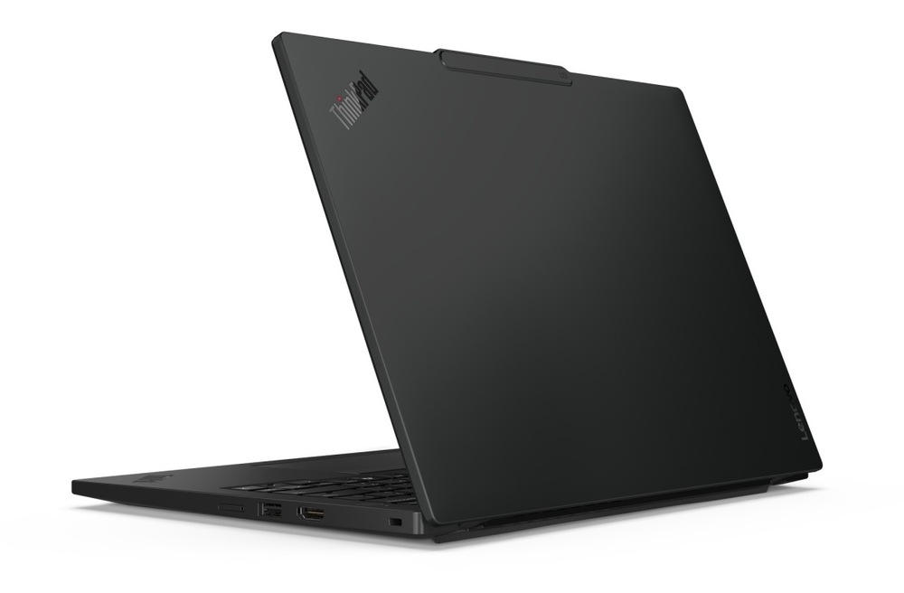 Polootvorený notebook Lenovo ThinkPad L13 Gen 6 zozadu