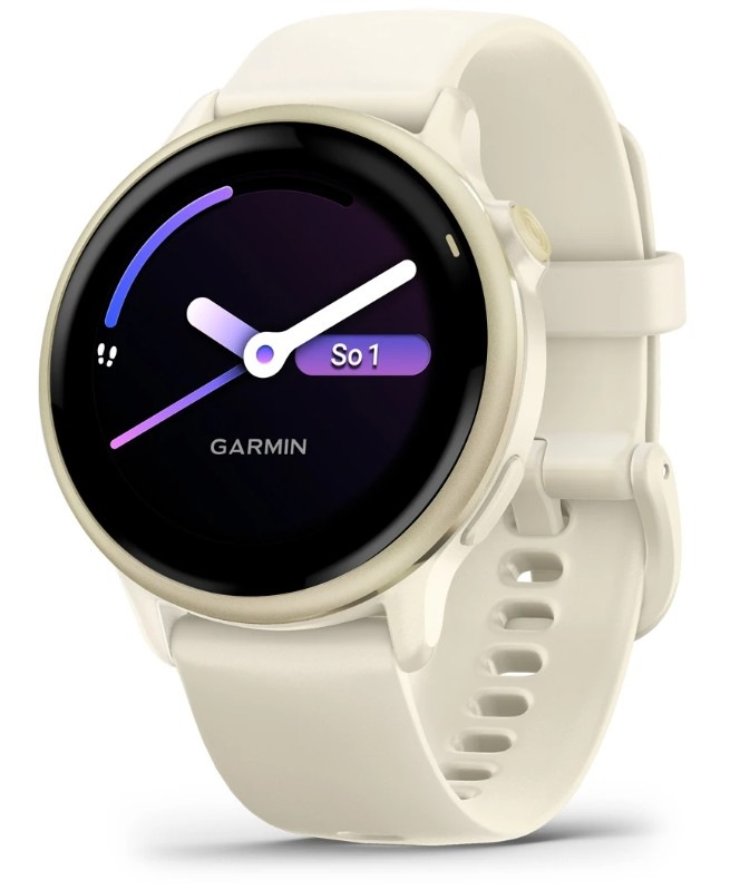 Inteligentné hodinky Garmin vívoactive 6 zlaté/béžové