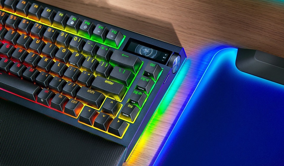 Klávesnica Razer BlackWidow V4 Pro 75%, US layout čierna