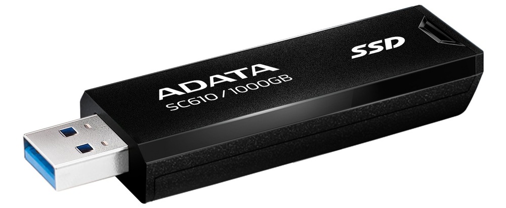 SSD externý ADATA SC610 500GB, USB 3.2 Gen 2 čierny SSD externý ADATA SC610