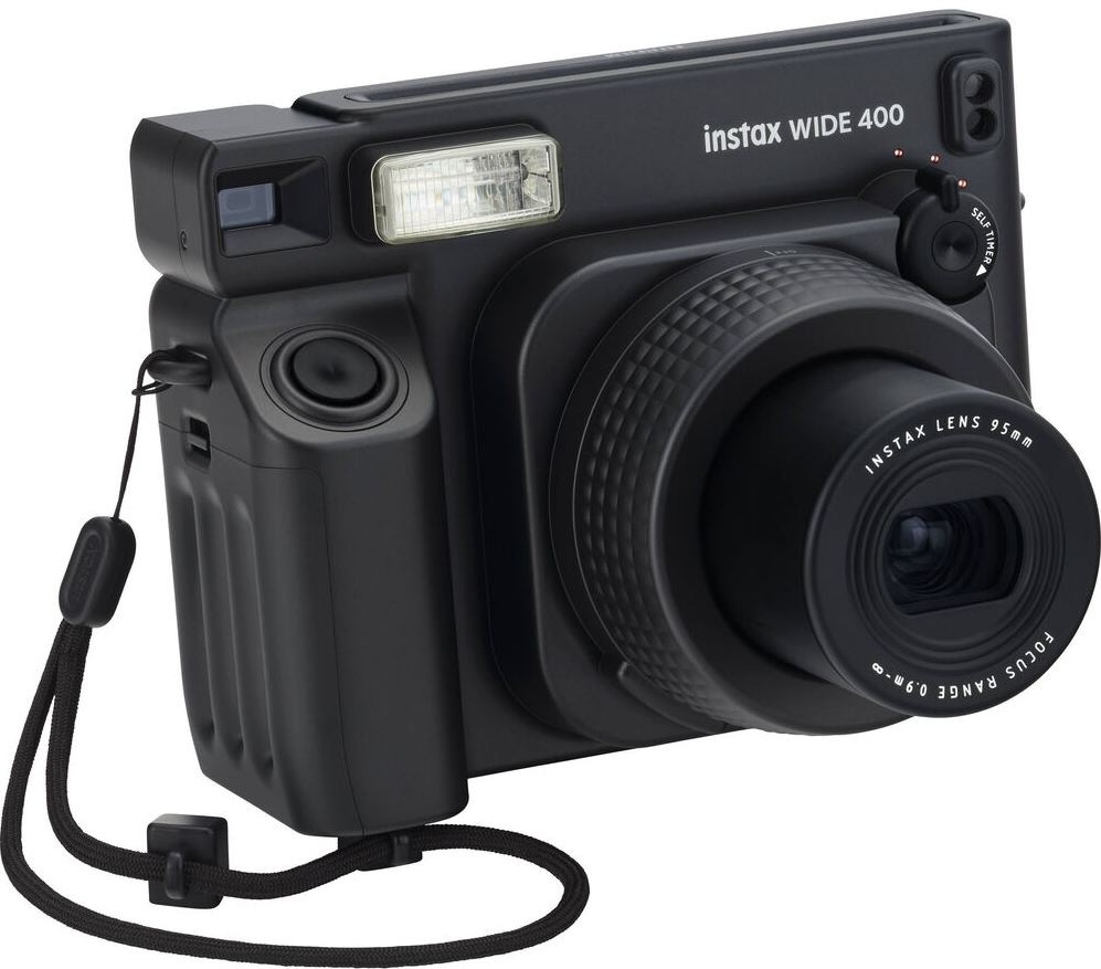 Instantný fotoaparát Fujifilm Instax WIDE 400 čierny INSTAX WIDE 400 v modernom štýle