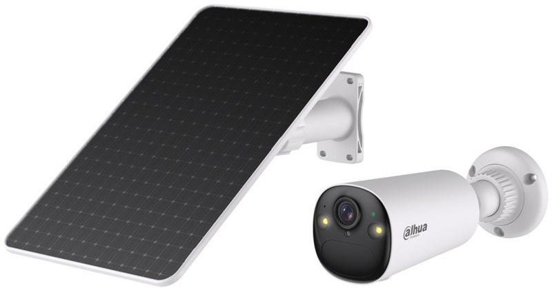 IP kamera Dahua KIT/BF4CP-0210B + 8W solárny panel - biela