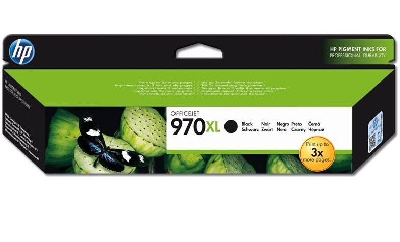 Atramentová náplň HP 970XL, 9 200 strán - čierna