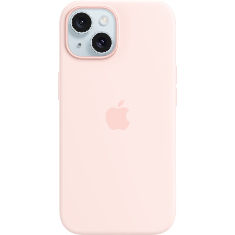 Kryt na mobil Apple Silicone Case s MagSafe pre iPhone 15 - svetlo ružový Kryt na mobil Apple Silicone Case s MagSafe pre iPhone 15 - svetlo ružový