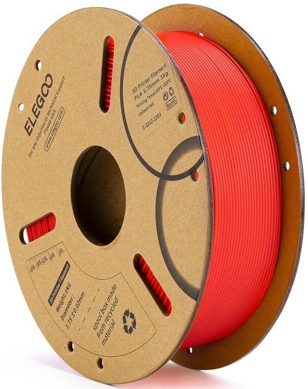 Tlačová struna (filament) Elegoo PLA 1.75, 1kg červený