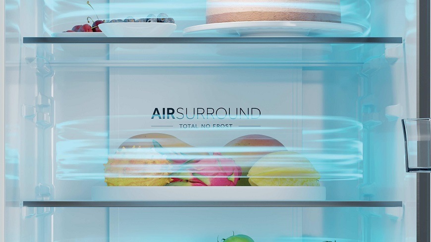 Chladnička s mrazničkou Haier HDPR1618ANPK strieborná/nerez
