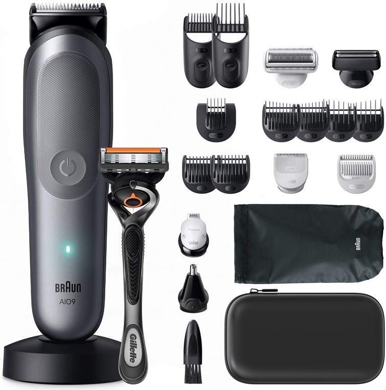 Multifunkčný zastrihávač Braun Series 9 AIO9500
