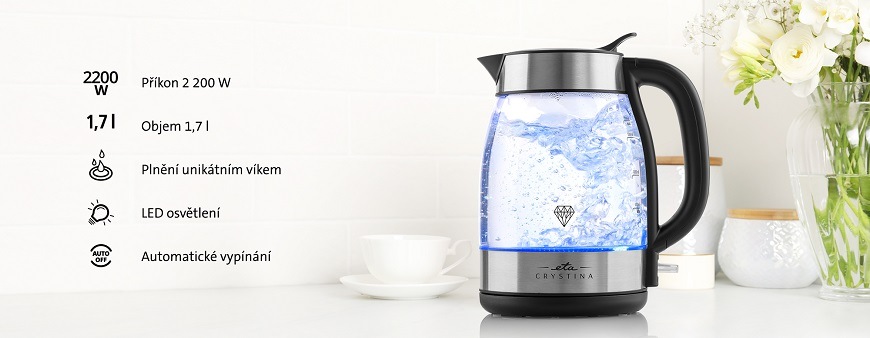 Rýchlovarná kanvica ETA Crystina 5153 90000 nerez