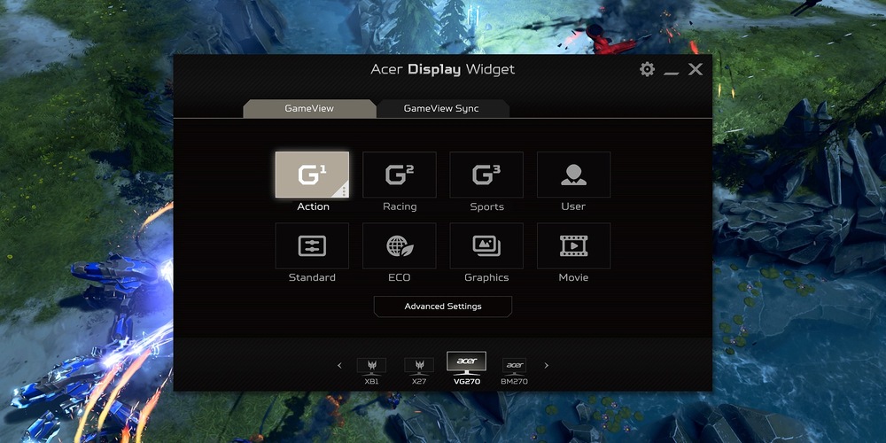 Herný monitor Acer Nitro XV322QKKVbmiiphuzx čierny