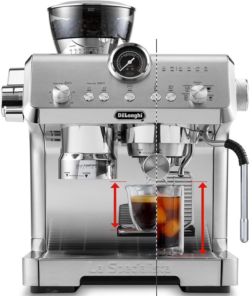Pákový kávovar De'Longhi La Specialista OPERA EC 9555.M nerez