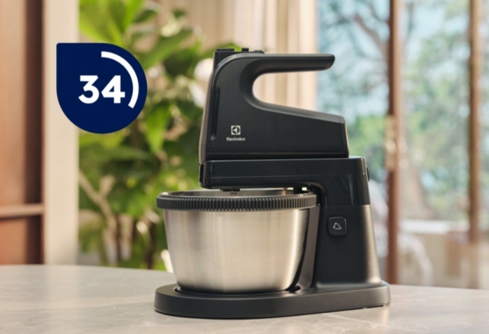 Ručný šľahač s misou Electrolux 500 Mattino 2.0 ESM4B sivý Electrolux ESM4B