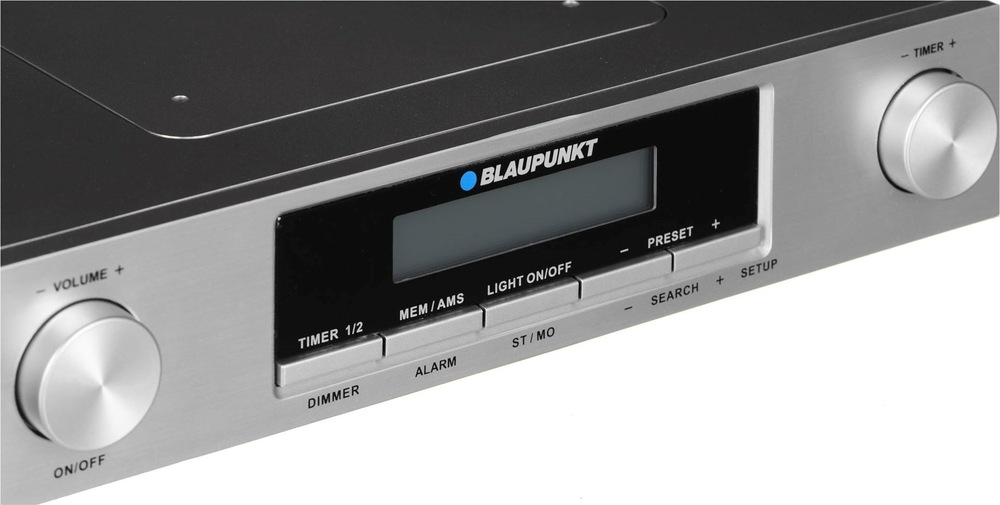 Rádioprijímač Blaupunkt KR12SL strieborný Kuchynské rádio Blaupunkt KR12SL, strieborné