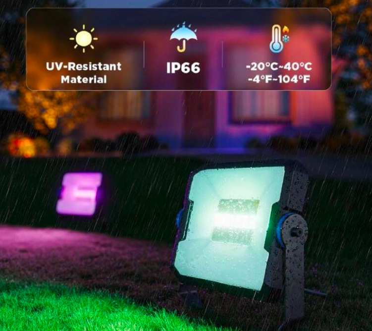 Reflektory Govee Flood Lights 2, SMART LED čierne Reflektory Govee Flood Lights 2, SMART LED - čierne