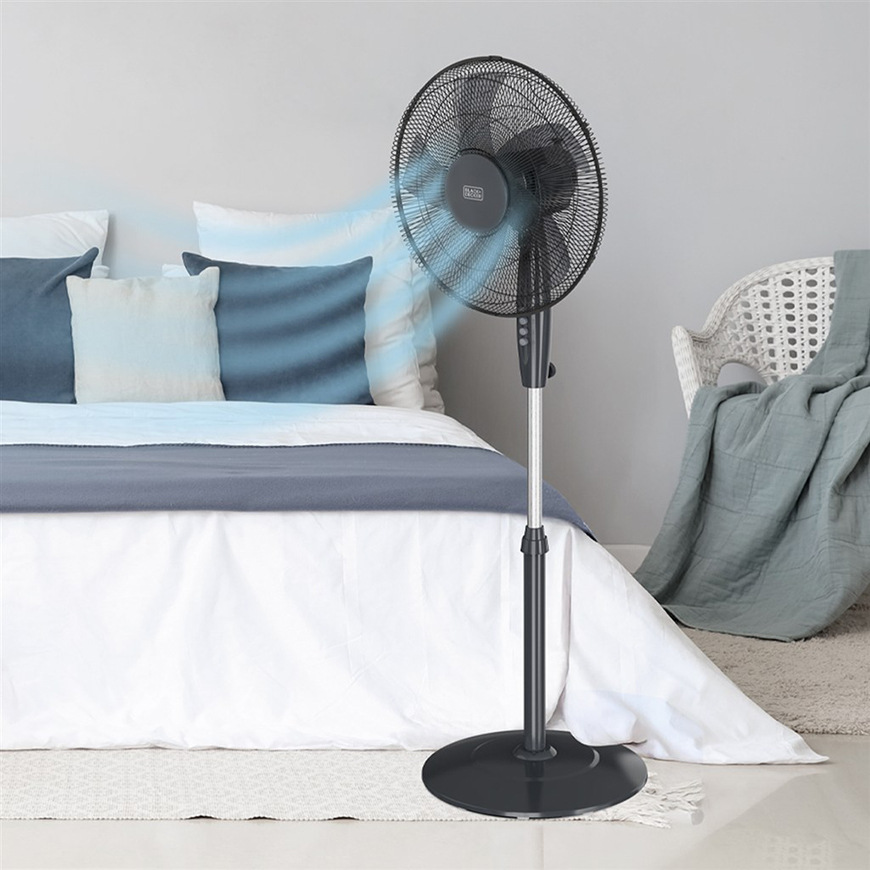 Ventilátor stojanový Black+Decker BXFS8000E sivý Ventilátor stojanový Black+Decker BXFS8000E